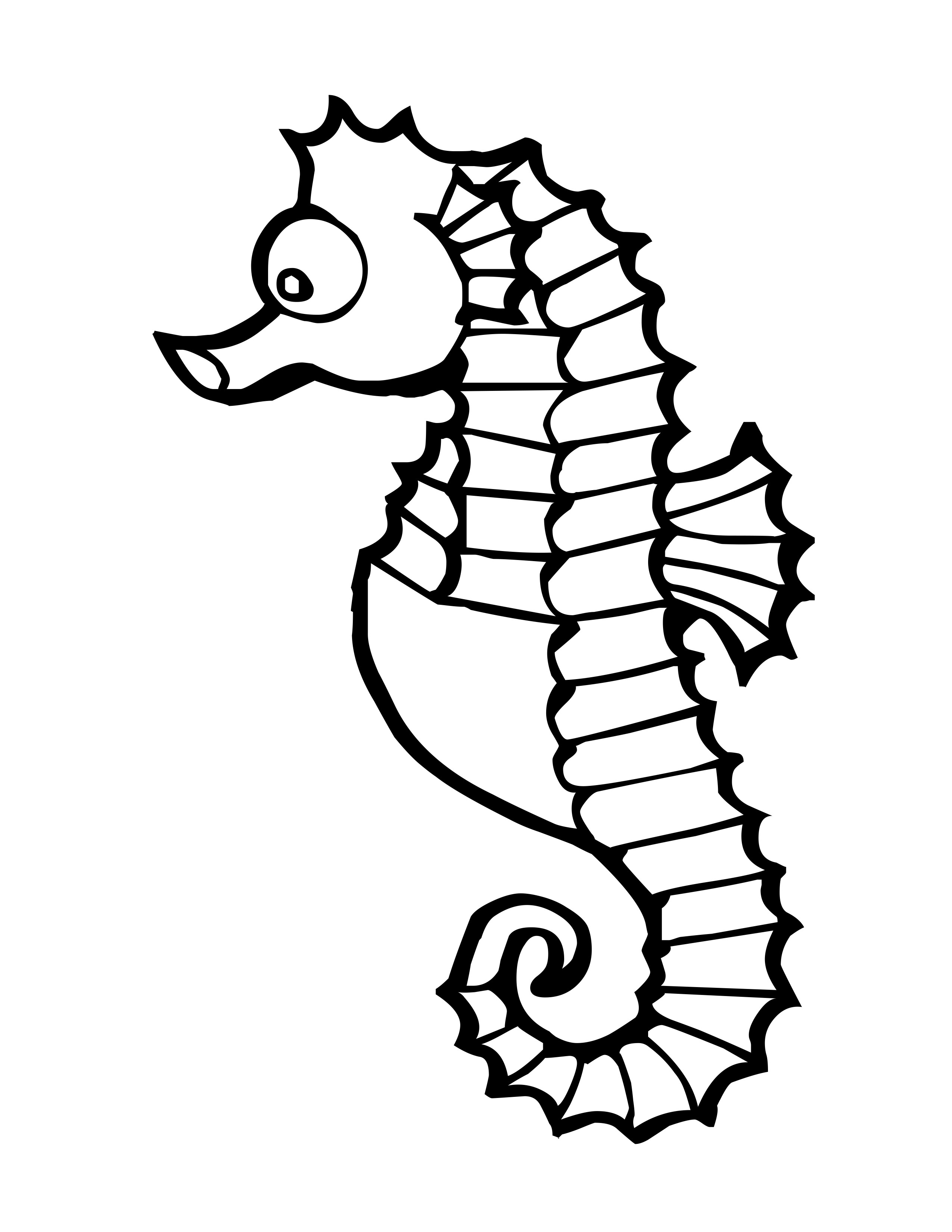 ocean animals coloring printable pages - photo #43